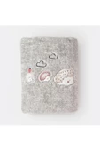 Bibaby Basic Forest Welsoft Battaniye Gri 90x100 cm. - 1