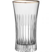 Kcd Lavita Platin Kesme El Dekor Yaldızlı 6 Adet Desenli Su ve Meşrubat Bardak Takımı thumbnail 2