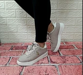 U.S.Polo Exxy Pudra Rengi Kadın Sneaker Spor Ayakkabı - 4