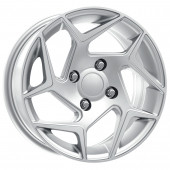 FORD FİESTA UYUMLU JANT DY064 6X14 4X108 ET-35 63.4 SİLVER (4 ADET) - 1