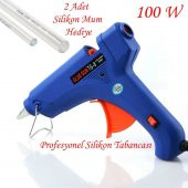 En Büyük Boy Murcel 100 W Sıcak Silikon Tabancası 2 Adet Mum Hediyeli - 1