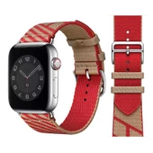Apple Watch Ultra 49mm Kordon KRD-51 Hasır Kordon - 5