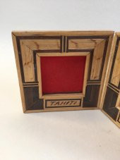 Çiftli Bambu Fotoğraf Çerçevesi 4,5x4,5 cm - 4