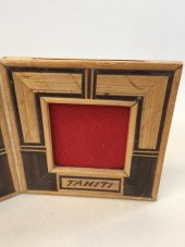 Çiftli Bambu Fotoğraf Çerçevesi 4,5x4,5 cm - 5