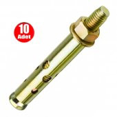 Aletçantam Çelik Dübel Gömlekli 12x90 (16mm) - 10 adet - 1