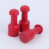 Mühür Kauçuk Alaşım Kırmızı Kaşe Yuvarlak 200mm - 2