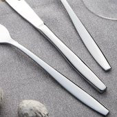 Nehir Sahra Sade 89 Parça Çatal Kaşık Bıçak Takımı - 3