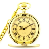 Valkyrie Vintage Royal Zincirli Kutulu Köstekli Saat Altın - 3