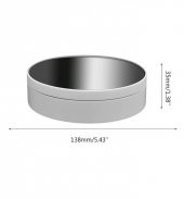 Ürün Çekimi ve Vitrin için 360° Dönen Aynalı Sunum Standı 4 KG - 3