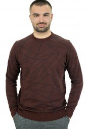 SARAR İNTERVİEW O YAKA DESENLİ TRİKO - 6