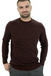 SARAR İNTERVİEW O YAKA DESENLİ TRİKO - 8