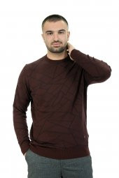 SARAR İNTERVİEW O YAKA DESENLİ TRİKO - 9