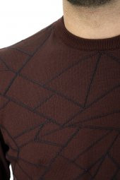 SARAR İNTERVİEW O YAKA DESENLİ TRİKO - 10