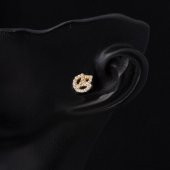 Yaşam Çiçeği 14 Ayar Altın Tragus Küpe - 2