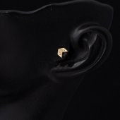 Yön 14 Ayar Altın Tragus Küpe - 2