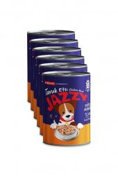 Dardanel JAZZY Köpek Konservesi Tavuklu 400 gr X 6 Adet . - 1