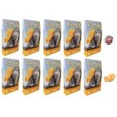 CatMozz Melon Aktif Karbonlu Kedi Kumu Kavunlu Koku Giderici Koku Kontrolü Ve Topaklanma 30 Gr X 10 Adet - 1