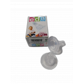 2 adet Lux Eda Bebe Silikon Biberon Emziği - 1