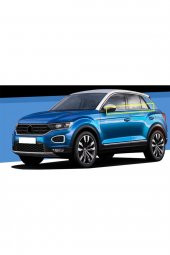 Vw T Roc Krom Cam Çıtası 4 Parça Uyumlu  2017 Üzeri - 2