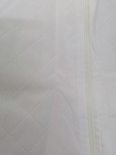 4  ADET YORGAN  HURCU DÜZENLEYİCİ YORGAN YASTIK ELBİSE HURCU BÜYÜK BOY MAKINADA 100X50 CM BEYAZ RENK - 2