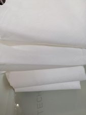 4  ADET YORGAN  HURCU DÜZENLEYİCİ YORGAN YASTIK ELBİSE HURCU BÜYÜK BOY MAKINADA 100X50 CM BEYAZ RENK - 8