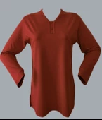 RÜYA Taba ANNE V YAKA PENYE BLUZ - 1