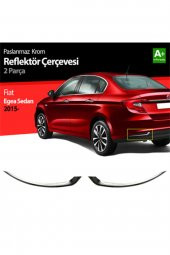 Fiat Egea Sd Uyumlu Krom Arka Reflektör Çerçevesi 2 Prç. 2015 Üzeri - 2