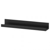Duvar Rafı Modern Siyah Renk MDF MeridyenDukkan 55 cm Çerçeve-Dekorasyon Rafı - 1