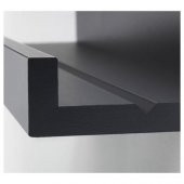 Duvar Rafı Modern Siyah Renk MDF MeridyenDukkan 55 cm Çerçeve-Dekorasyon Rafı - 2
