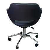 Ofis Koltuğu Döküm Süngerli Antrasit Suni Deri Örümcek Yıldız Ayaklı - 3