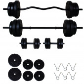 28 Kg Z-Bar Halter Seti Ve Dambıl Seti - 1