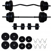 Aydın Sport 38 Kg Z-Bar Halter Seti Ve Dambıl Seti - 1