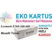 Eko Kartuş Lexmark E260 E360 E460 (E260A11E) 3500 Sayfa Siyah Muadil Toner thumbnail 3
