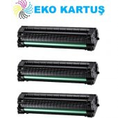 Eko Kartuş Hp Laser Mfp 135W Ekonomik Avantajlı 3lü Paket Çipsiz (W1106A) Muadil Toner, - 1