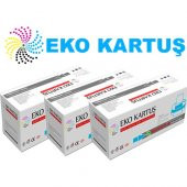 Eko Kartuş Hp Laser Mfp 135W Ekonomik Avantajlı 3lü Paket Çipsiz (W1106A) Muadil Toner, - 2