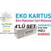 Eko Kartuş Hp CF410A-CF411A-CF412A-CF413A Muadil Toner 2300 Sayfa Siyah thumbnail 2