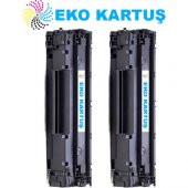 Eko Kartuş Hp Laserjet Pro Mfp M127FN 83A Ekonomik Avantajlı 2’li Paket Muadil Toner - 1