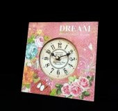 MBA MUTFAK SAATLERİ SERİSİ-MB KARE DREAM TEMALI MASA-DUVAR SAATİ-KÜÇÜK-16x16x3 CM - 1