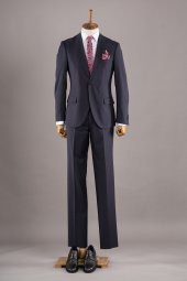 Sarar Interview Koyu Lacivert Slim Fit Takım Elbise - 1