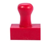 Mühür Kauçuk Alaşım Kırmızı Kaşe Dikdörtgen 20x30mm thumbnail 5