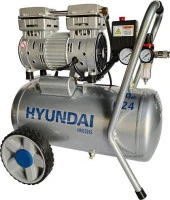Hyundai HM1024S Hava Kompresörü Sessiz & Yağsız 750W 24 Lt. - 2