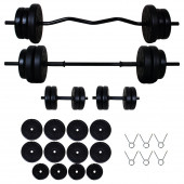58 Kg Z-Bar Halter Seti ve Dambıl Seti - 1