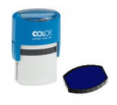 COLOP PRINTER OVAL 44 MAVİ KASA MAVİ KEÇE - 1