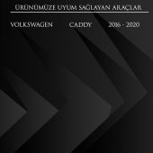 VW Caddy  için Yan Sürgülü Cam Mandalı Tamir Takımı - 3