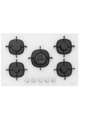 Silverline BO6504W01 - CS5365W01 - 3457 Soho 60 Beyaz Cam Ankastre Set thumbnail 3