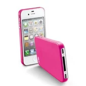Apple iPhone 4S/4 Cellular Line Silikon Kılıf Pembe 035IPHONE4F (Outlet) - 1