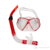 Yetişkin Maske Şnorkel Set 4105 KIRMIZI - 1