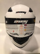 Sway SWAY 816 AYNA CAMLI BEYAZ KAPALI FULL FACE MOTOSİKLET KASK - 1