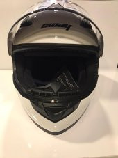 Sway SWAY 816 AYNA CAMLI BEYAZ KAPALI FULL FACE MOTOSİKLET KASK - 3