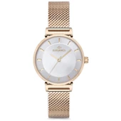 ELEGANGS EL2432.2 ALTIN KAPLAMA HASIR BAYAN KOL SAATİ - 1